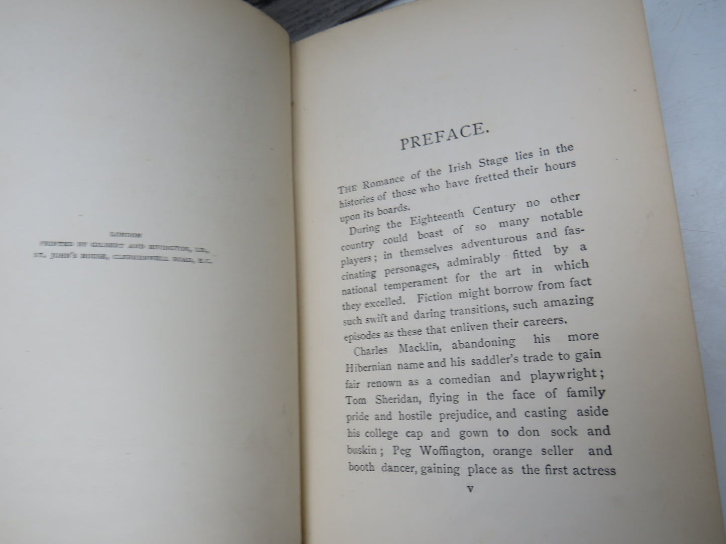 The Romance of The Irish Stage With Pictures of the Irish Capital In The Eighteenth Century By J. Fi book image 6