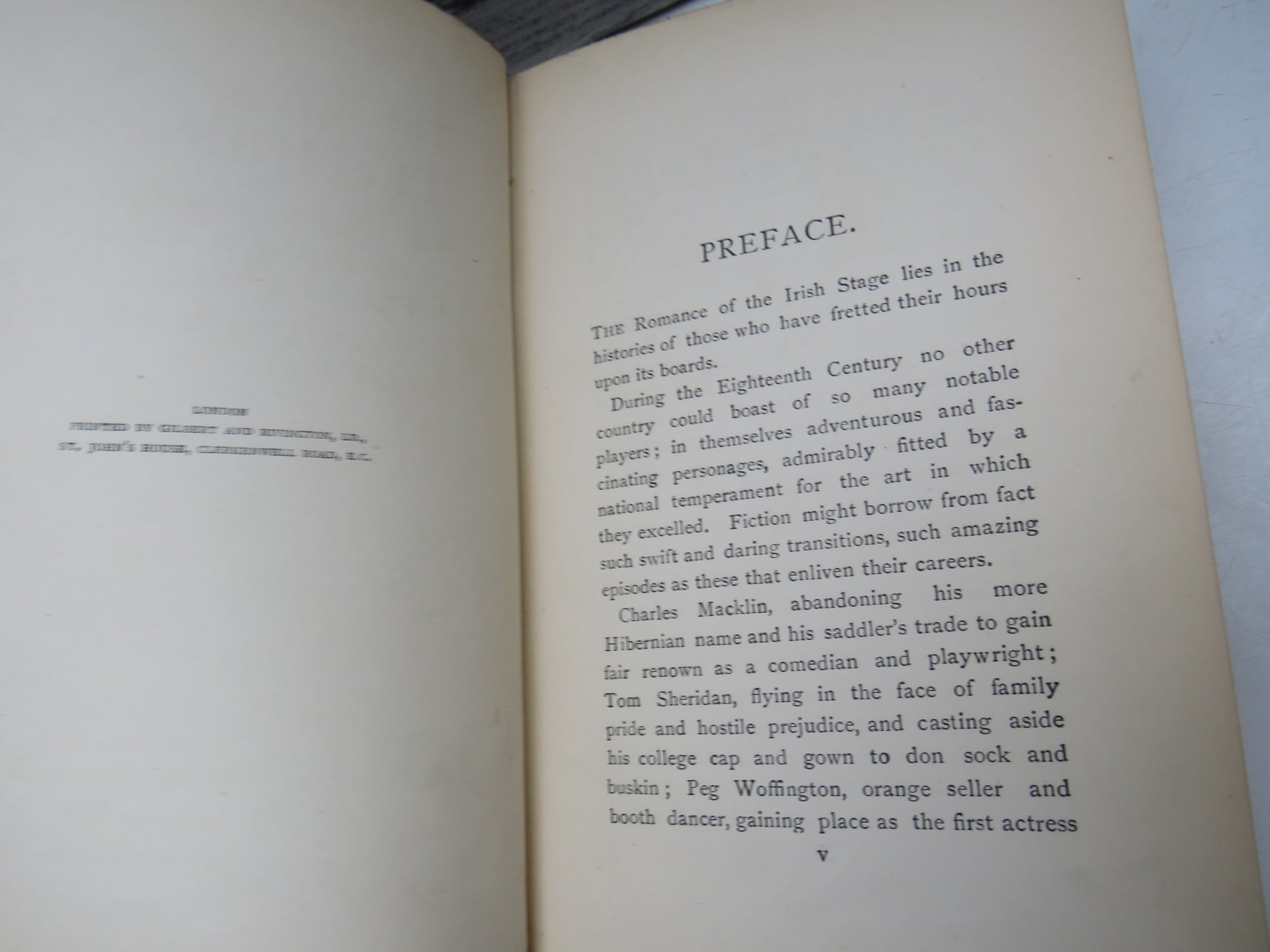 The Romance of The Irish Stage With Pictures of the Irish Capital In The Eighteenth Century By J. Fi book image 6