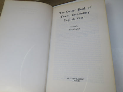 The Oxford Book Of Twentieth-Century English Verse Chosen By Philip Larkin 1984 book image 3
