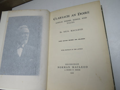 Clarsach An Doire Gaelic Poems, Songs and Tales By Neil Macleod 1902 book image 3