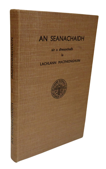 An Seanachaidh Leabhar Leughaidh Gaidhlig Air A Dheasachadh Le Lachlann Macfhionghuin 1936 book front cover