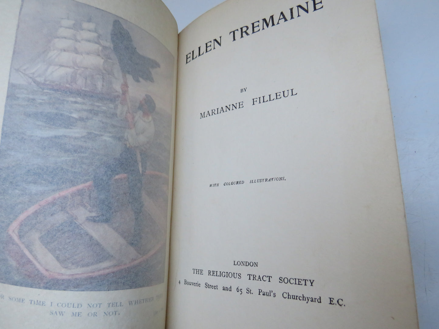 Ellen Tremaine By Marianne Filleul Antique Book