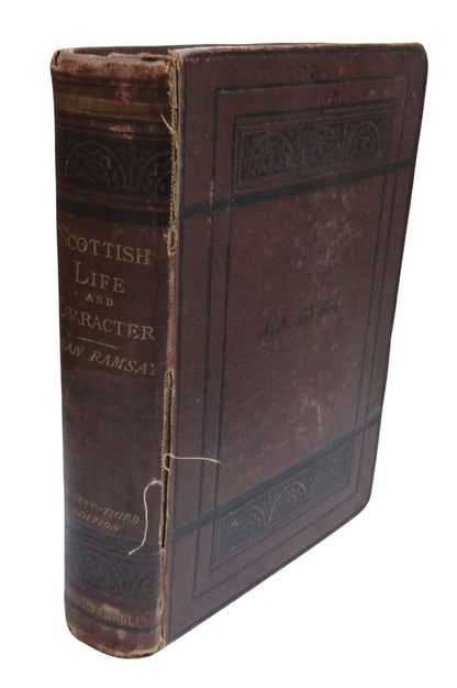 Reminiscences of Scottish Life & Character By The Late E. B. Ramsay 1874 book front cover