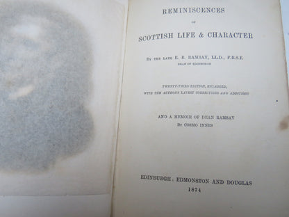 Reminiscences of Scottish Life & Character By The Late E. B. Ramsay 1874 book image 5