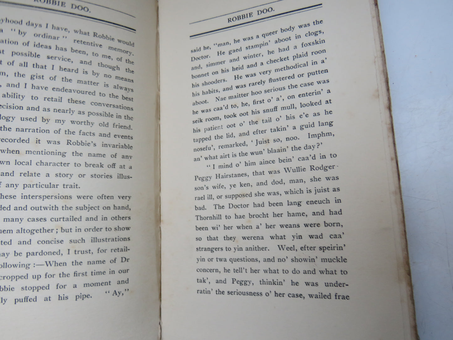 Robbie Doo His Reminiscences Edited By Joseph Laing Waugh 1912