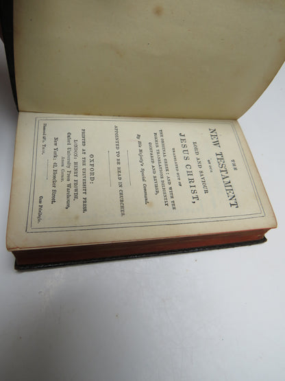 The New Testament of our Lord Saviour Jesus Christ - Small Antique Book book image 3
