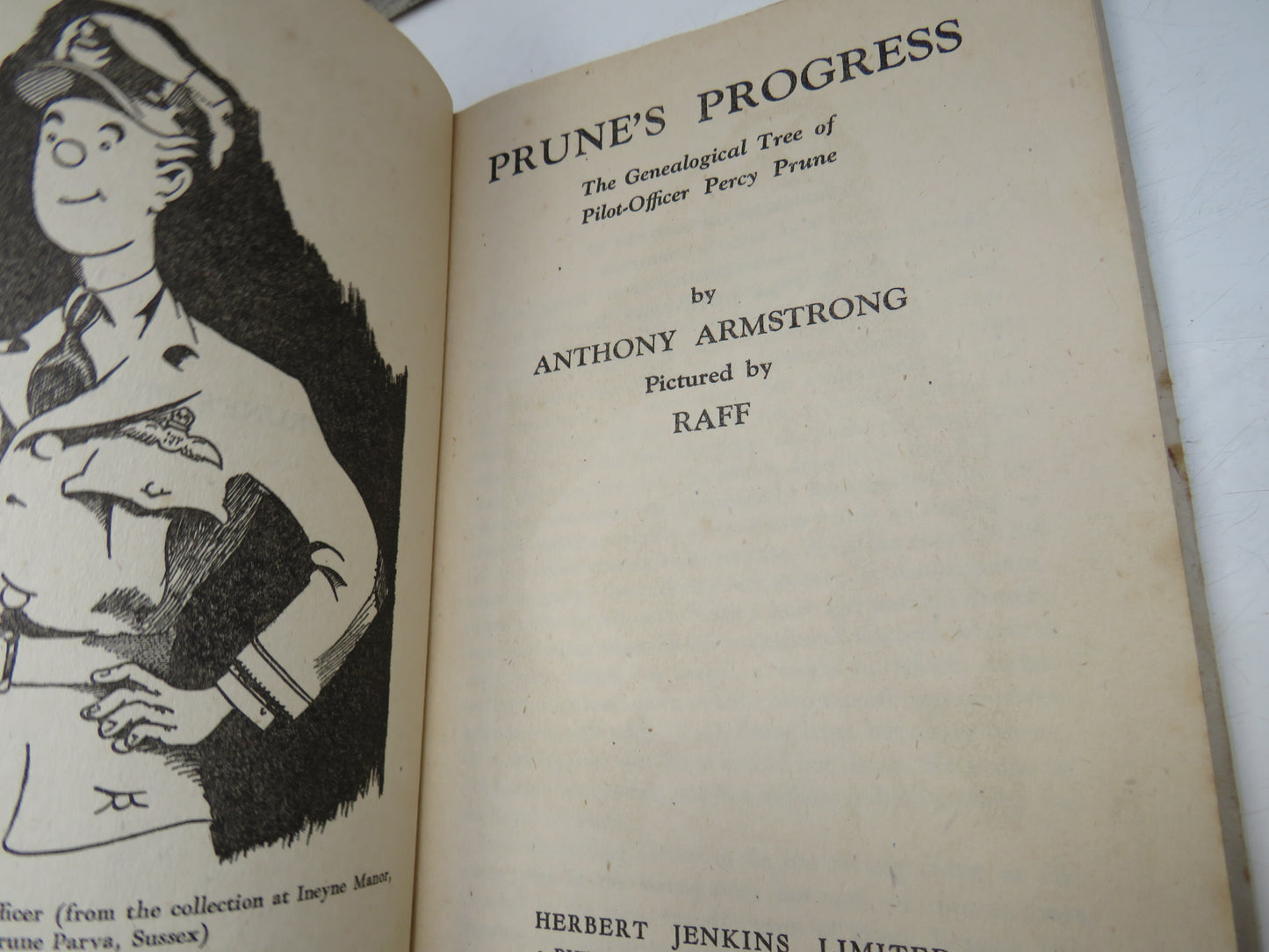 Prune's Progress The Genealogical Tree of Pilot-Officer Percy Prune By Anthony Armstrong