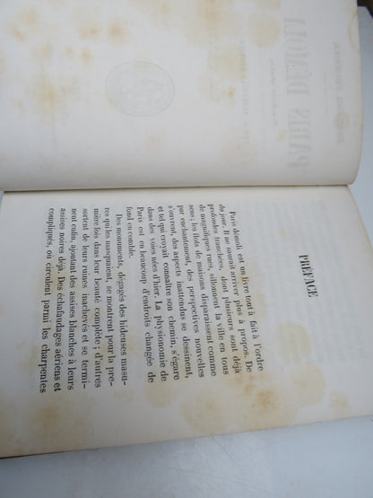 Paris Demoli Deuxleme Edition Par M. Theophile Gautier 1855 book image 3