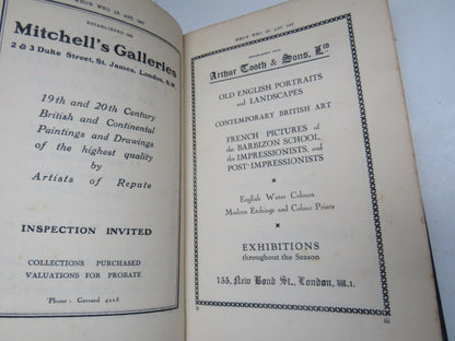Who's Who In Art 1927 Being A Series of Alphabetically Arranged Biographies of the Leading Men and W book image 4