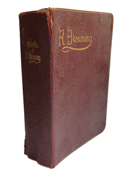 Poems by Robert Browning, James Finch & Co Ltd, London book front cover