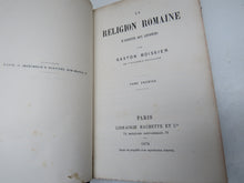 Load image into Gallery viewer, La Religion Romaine D&#39;Auguste Aux Antonins Pas Gaston Boissier 1878 Antique French Book
