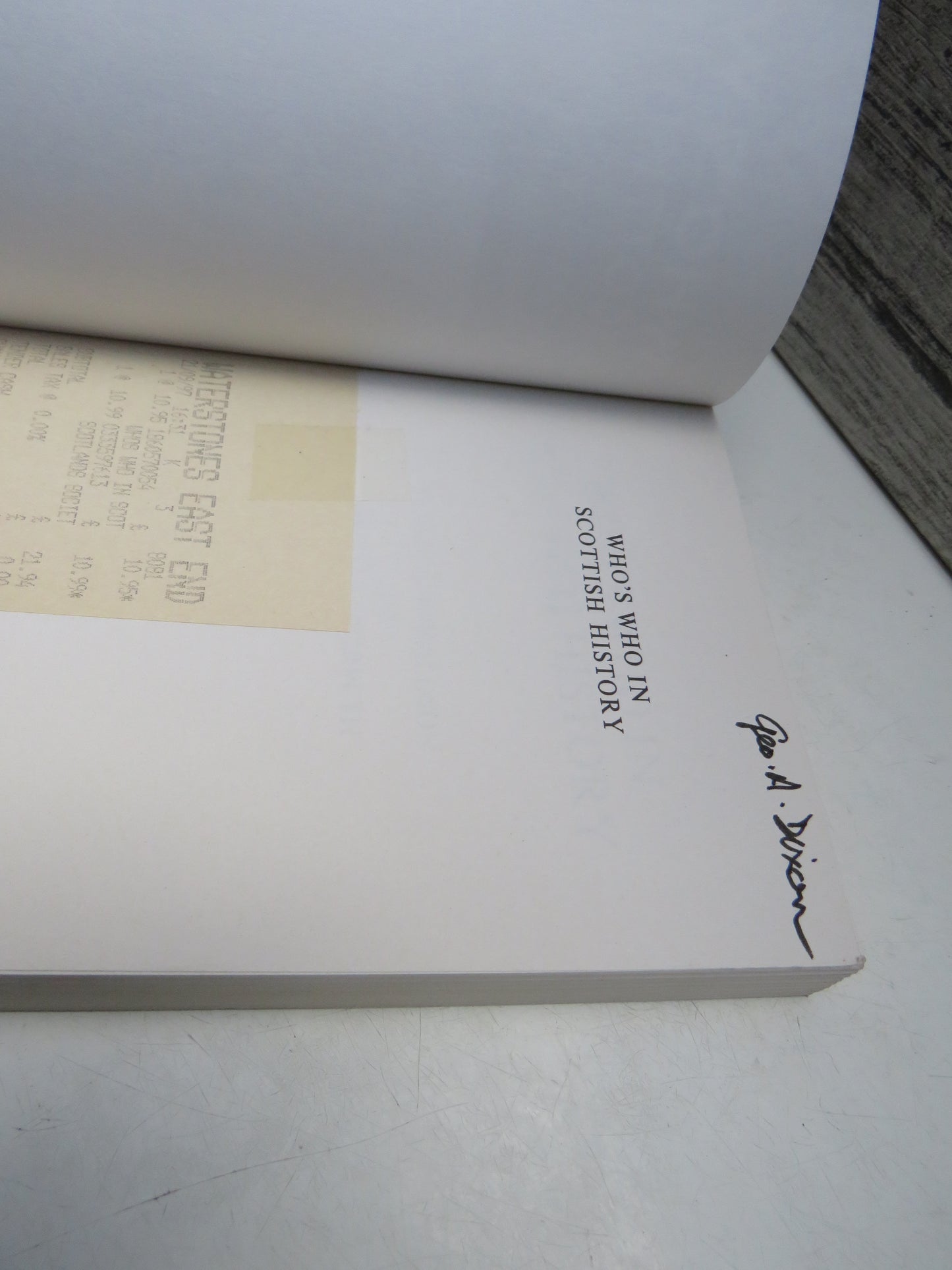 Who's Who In Scottish History By Gordon Donaldson and Robert S. Morpeth 1973