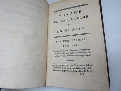 Voyage En Angleterre, En Ecosse Et Aux Iles Hebrides 1797 book image 3
