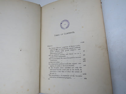 Socialism and Society By J. Ramsay MacDonald 1905 The Socialist Library II book image 4