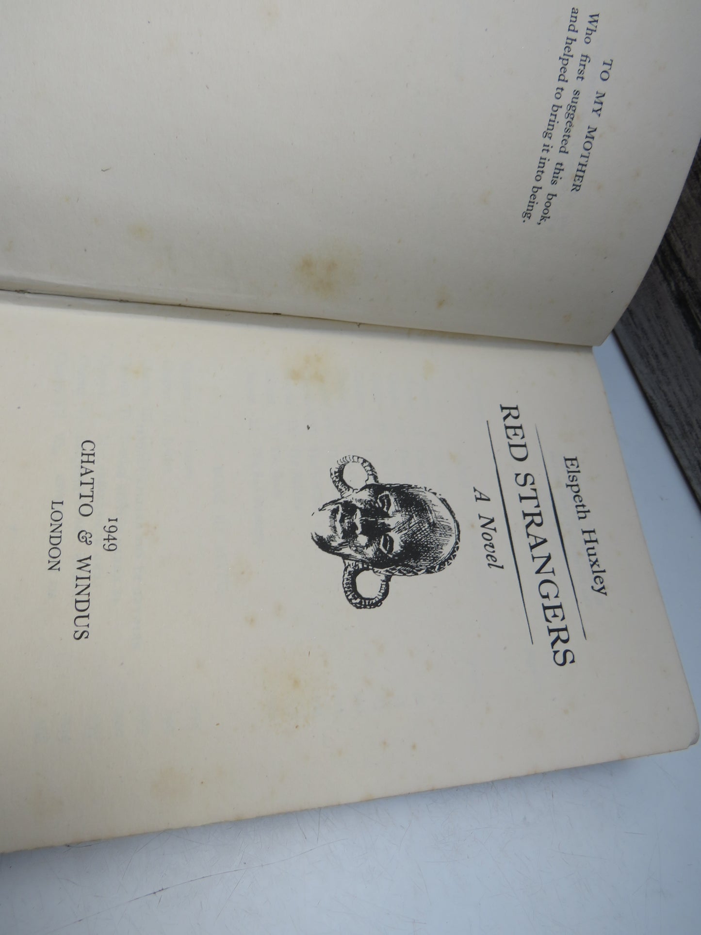 Red Strangers A Novel By Elspeth Huxley 1949