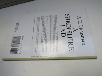 A Shropshire Lad By A. E. Housman 1990 The Dover Thrift Edition