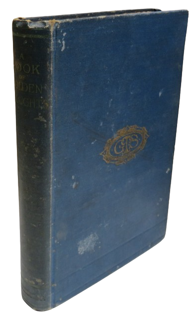 A Book Of Golden Thoughts By Henry Attwell 1904 book front cover