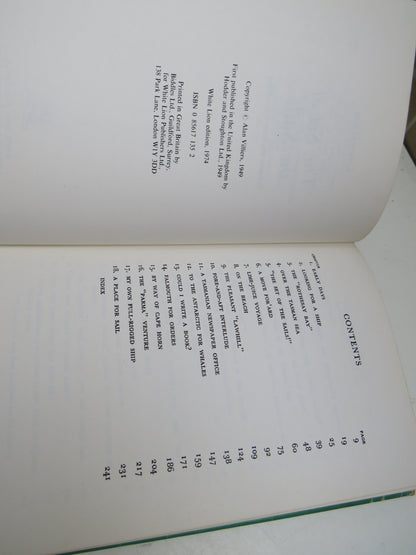 The Set of The Sails The Story Of A Cape Horn Seaman By Alan Villiers 1974 book image 5