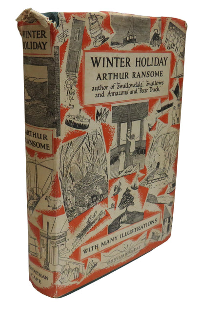 Winter Holiday By Arthur Ransome 1949 Antique Book book front cover