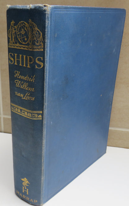 Ships & How They Sailed The Seven Seas (5000 B.C. - A.D.1935) By Hendrik Willem Van Loon 1935 book image 2