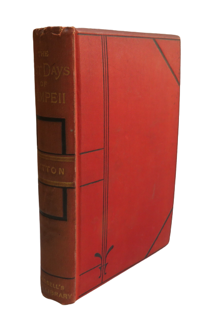 The Last Days of Pompeii by Bulwer Lytton, Cassell & Company book front cover