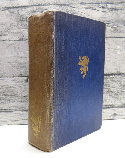 Scottish Biographies 1938 book front cover