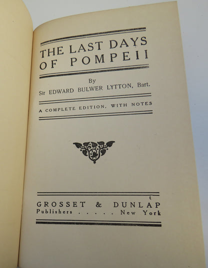 The Last Days of Pompeii, A Complete Edition with notes, by Sir Edward Bulwer Lytton book image 4