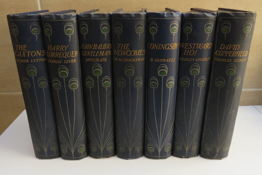 Decorative Book Set Including Westward Ho! by Charles Kingsley, and David Copperfield by Charles Dickens and many more (see description for full details)