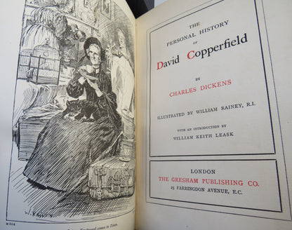 Decorative Book Set Including Westward Ho! by Charles Kingsley, and David Copperfield by Charles Dic book image 6