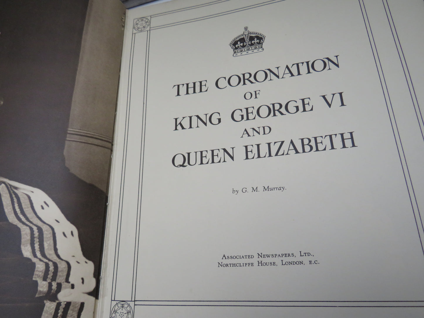 The Coronation of King George VI and Queen Elizabeth By G. M. Murray