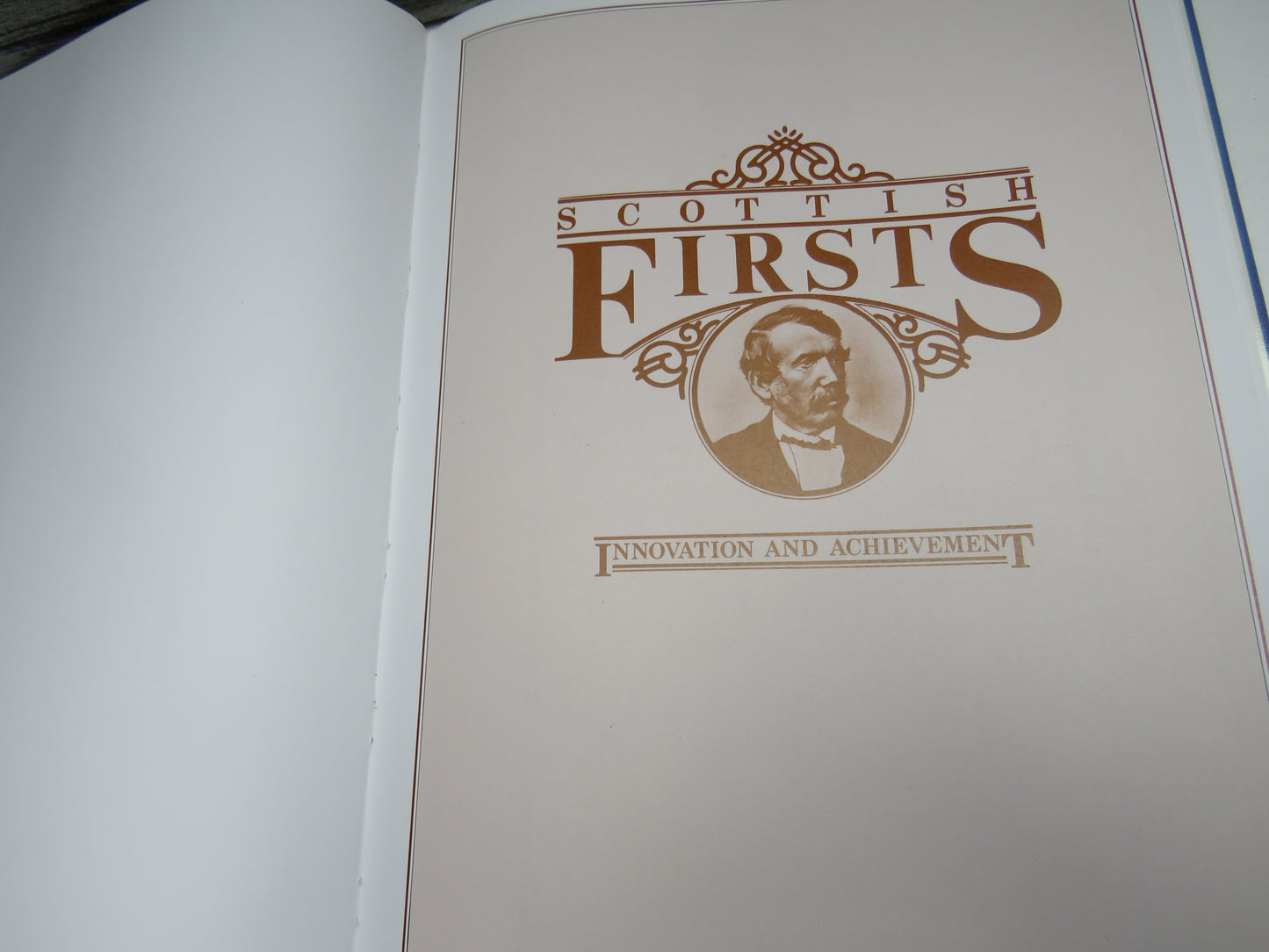 Scottish Firsts Innovation and Achievement 1987