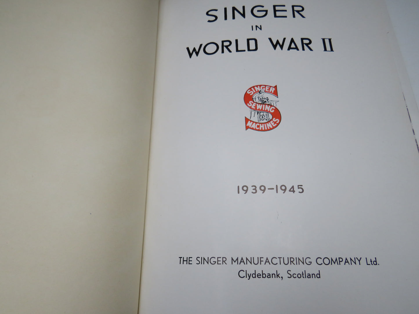 Singer In World War II 1939-1945 Singer Sewing Machines