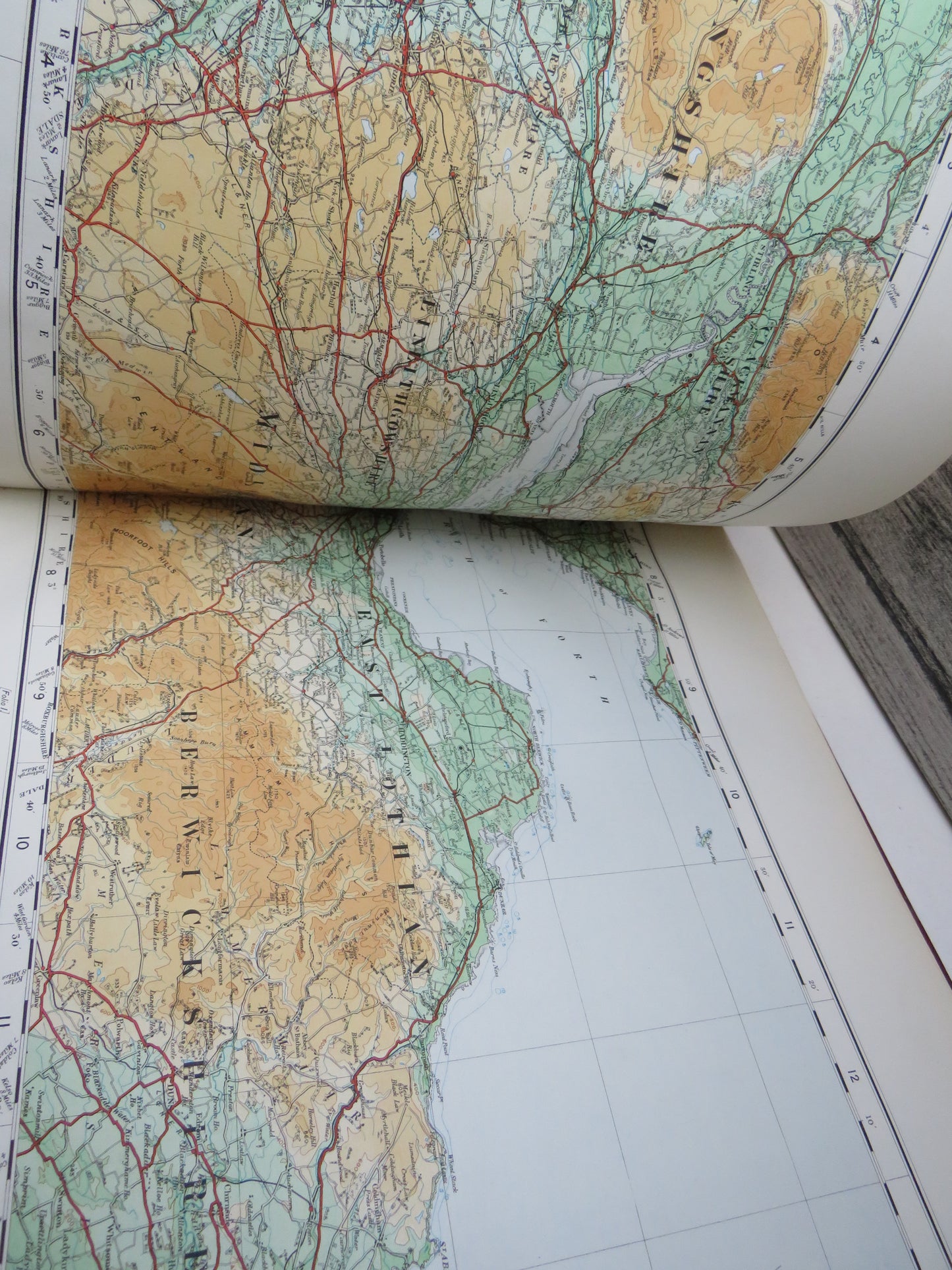 Ordnance Survey Atlas of Scotland, Quarter Inch to the Mile, 1924