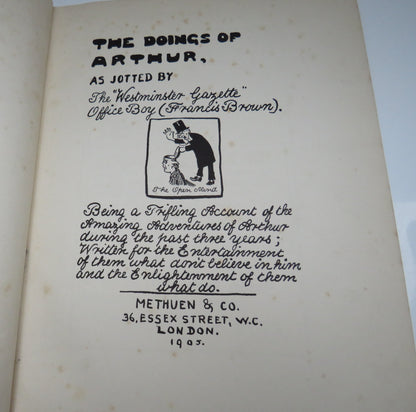 The Doings of Arthur, the "Westminister Gazette Office-Boy" (Francis Brown) 1905 book image 4