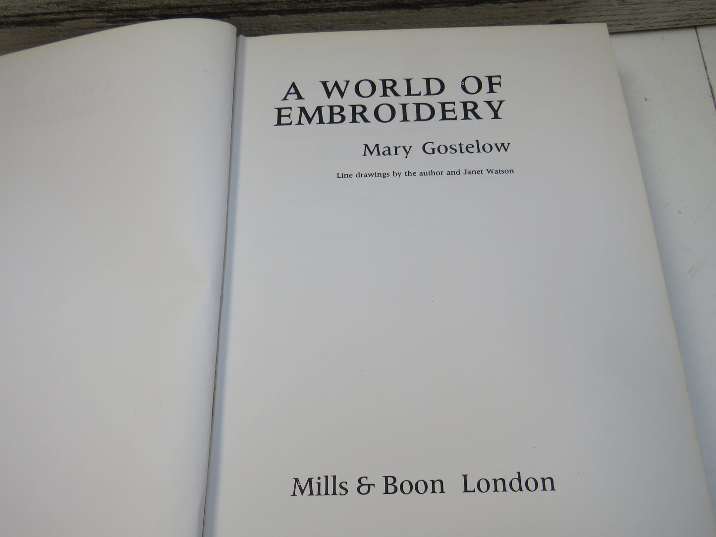 A World of Embroidery by Mary Gostelow, 1975