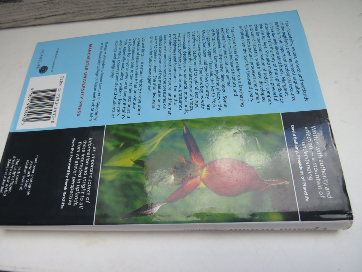 Upland Britain A Natural History By Margaret Atherden 1992