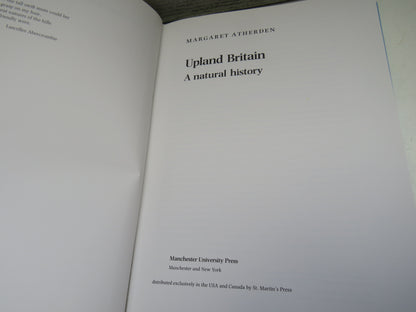Upland Britain A Natural History By Margaret Atherden 1992 book image 4