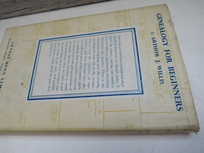 Genealogy For Beginners By Arthur J. Willis 1955 book image 2
