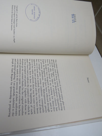 Shakespeare and The Revolution of the Times Perspectives and Commentaries By Harry Levin 1976 book image 6