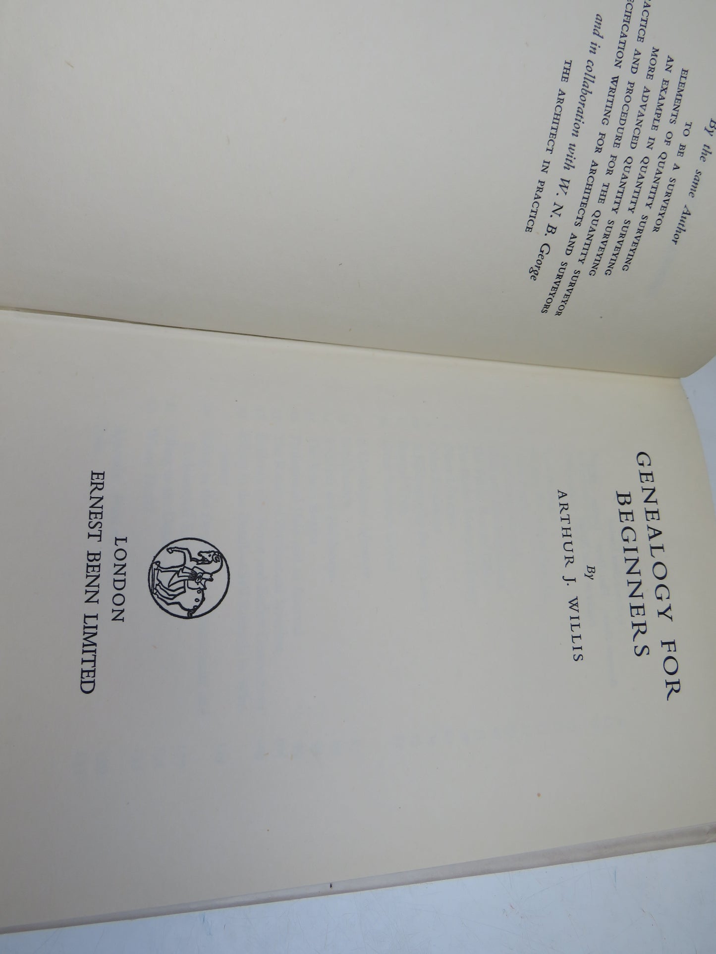 Genealogy For Beginners By Arthur J. Willis 1955