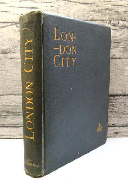 London City, It's History-Streets- Traffic- Buildings- People by W. J. Loftie, 1891 book front cover