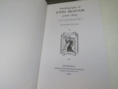 Autobiography of John McAdam (1806-1883) With Selected Letters Edited By Janet Fyfe 1980 book image 4