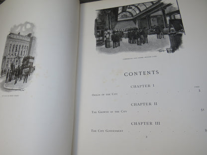 London City, It's History-Streets- Traffic- Buildings- People by W. J. Loftie, 1891 book image 5