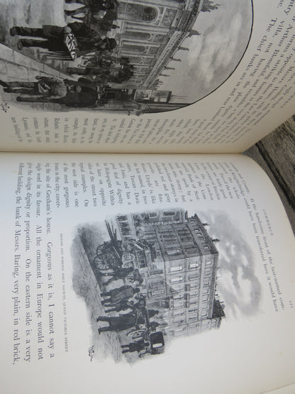 London City, It's History-Streets- Traffic- Buildings- People by W. J. Loftie, 1891 book image 7