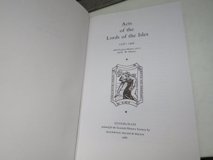 Acts of the Lords of The Isles 1336-1493 Edited By Jean Munro and R. W. Munro 1986 book image 4