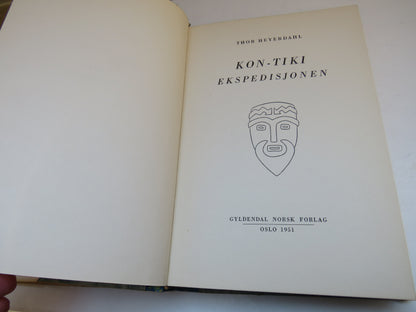 Kon-Tiki Ekspedisjonen By Thor Heyerdahl 1951 book image 4