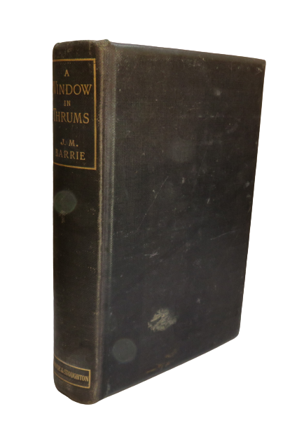 A Window in Thrums by J.M. Barrie, 1902 book front cover