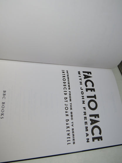 Face To Face With John Freeman Interviews From The BBC TV Series Introduced By Joan Bakewell 1989 book image 4