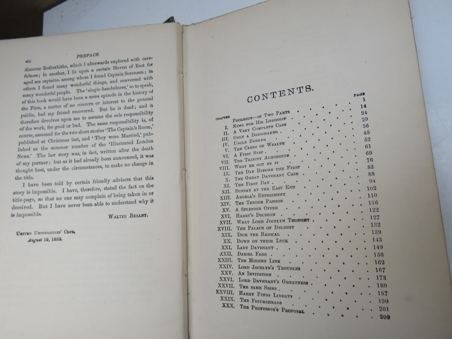 All Sorts and Conditions Of Men An Impossible Story By Walter Besant 1888 Antique Victorian Book
