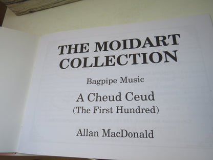 The Moidart Collection, Bagpipe Music, A Cheud Ceud (The First Hundred) by Allan MacDonald, 2006 book image 3
